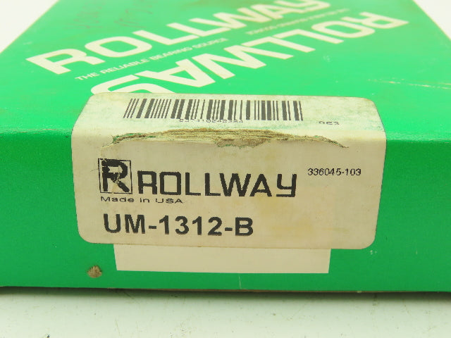 Rollway UM-1312-B Cylindrical Roller Bearing Straight 60mm ID 130mm OD 31mm W