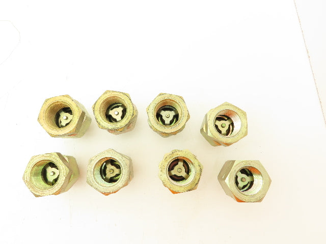 VHN-12 H-Shape Quick-Disconnect Hose Coupling LOT OF 8 Snap-Tite Style 3/4 x 3/4