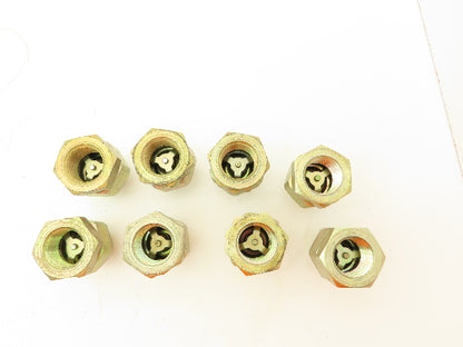 VHN-12 H-Shape Quick-Disconnect Hose Coupling LOT OF 8 Snap-Tite Style 3/4 x 3/4