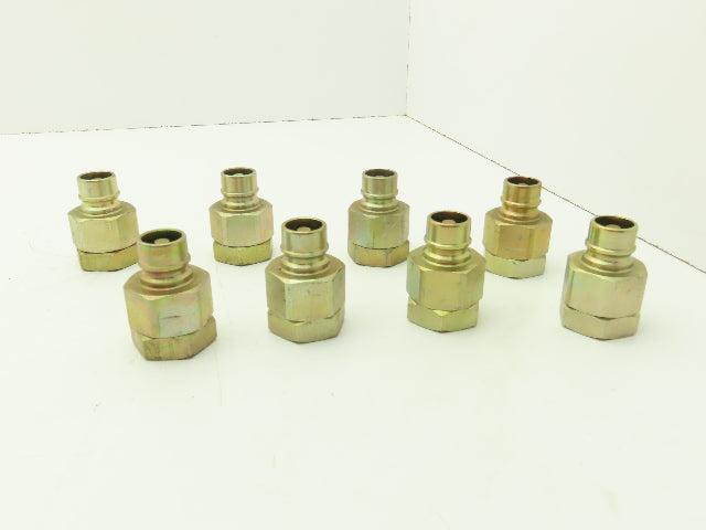 VHN-12 H-Shape Quick-Disconnect Hose Coupling LOT OF 8 Snap-Tite Style 3/4 x 3/4