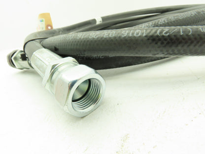 Parker H5007-8 Extreme Compact 1/2" x 12'  Hydraulic Hose Female JIC Swivel Ends
