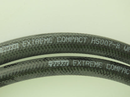Parker H5007-8 Extreme Compact 1/2" x 12'  Hydraulic Hose Female JIC Swivel Ends