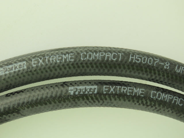 Parker H5007-8 Extreme Compact 1/2" x 12'  Hydraulic Hose Female JIC Swivel Ends