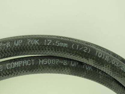 Parker H5007-8 Extreme Compact 1/2" x 12'  Hydraulic Hose Female JIC Swivel Ends