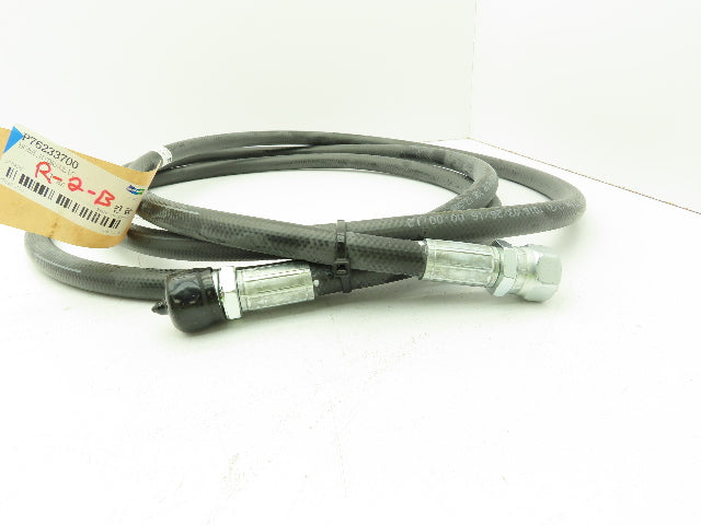 Parker H5007-8 Extreme Compact 1/2" x 12'  Hydraulic Hose Female JIC Swivel Ends