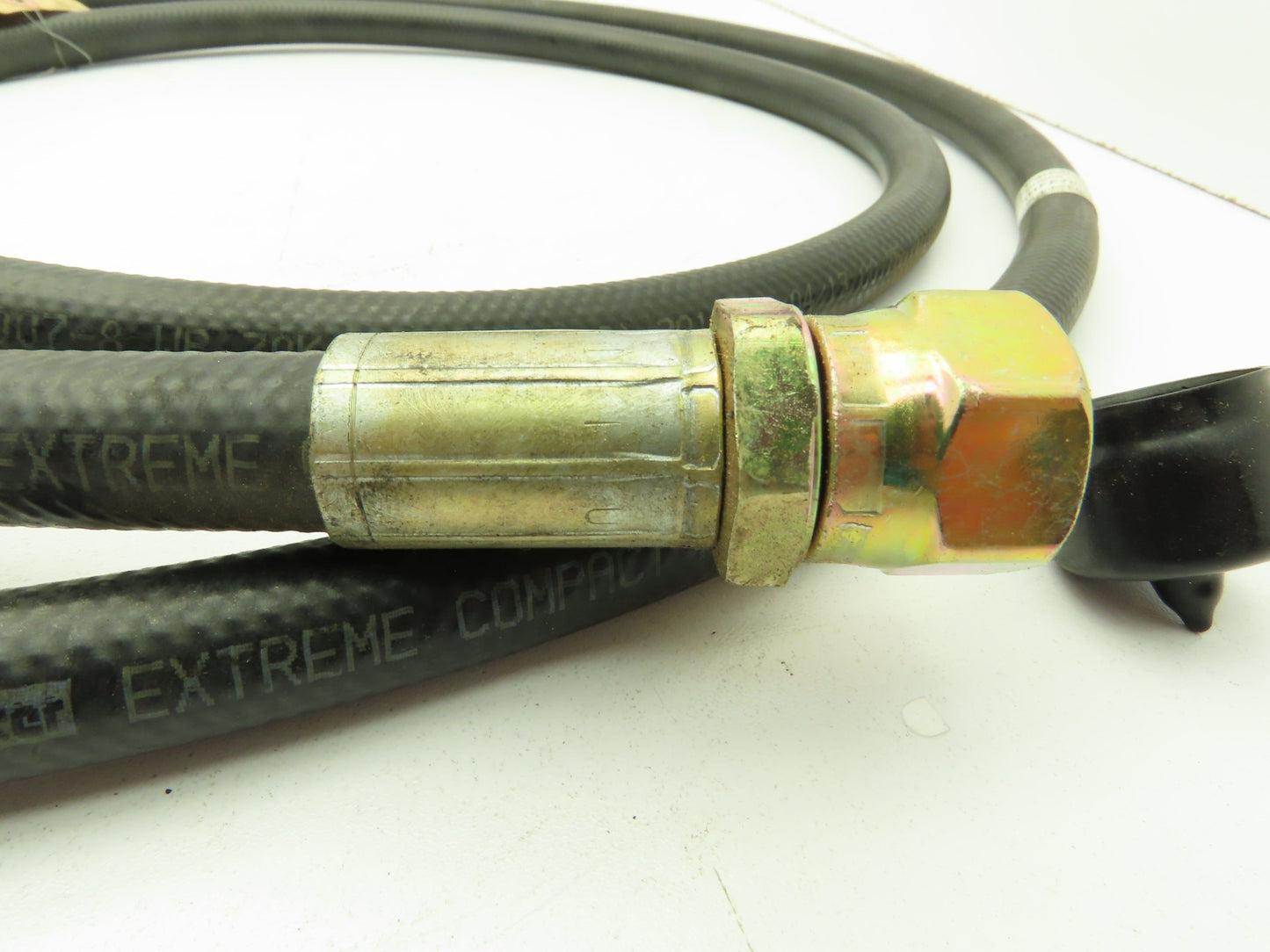 Parker H5007-8 Extreme Compact 1/2" x 8'  Hydraulic Hose Female JIC Swivel Ends