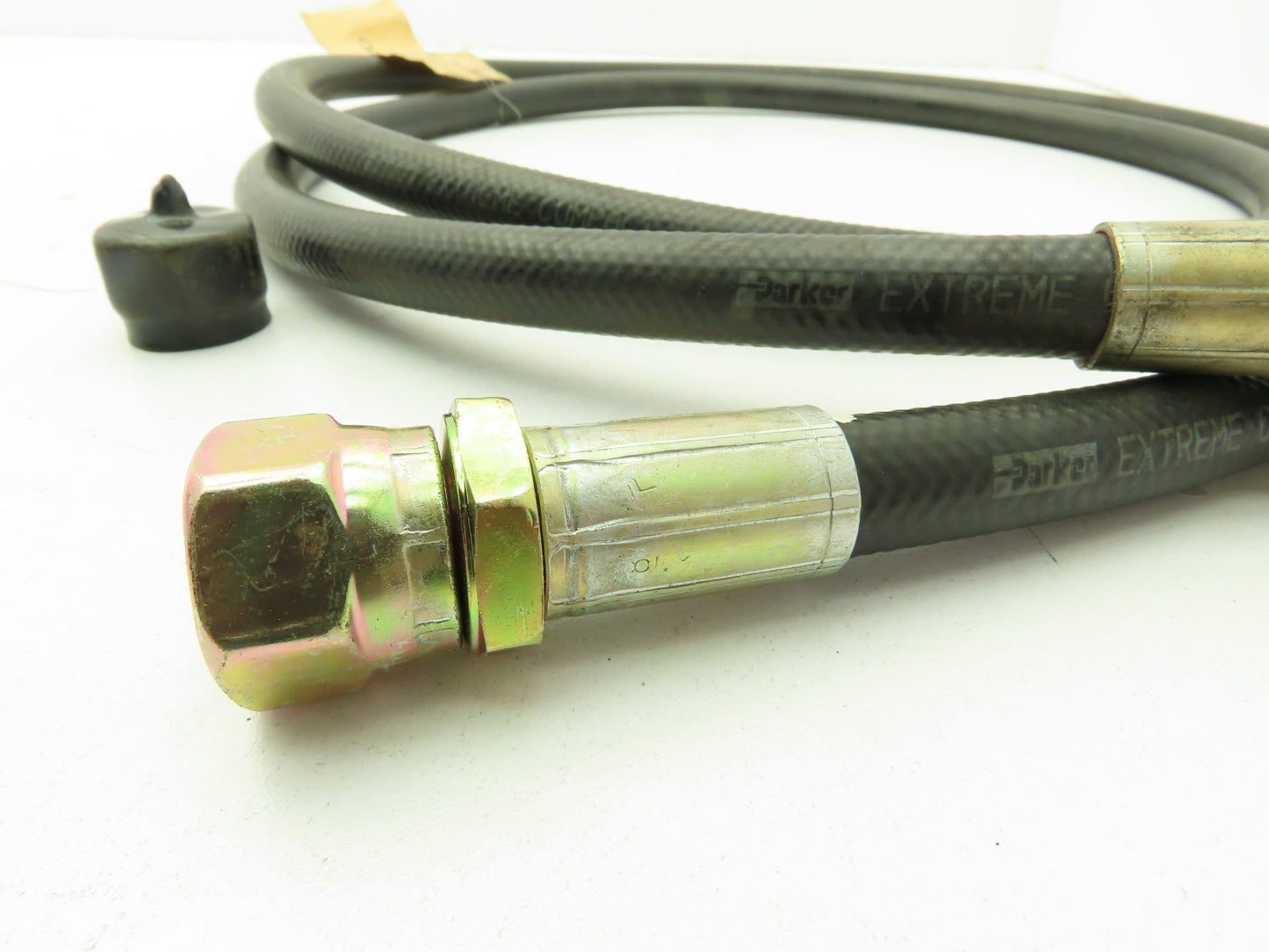 Parker H5007-8 Extreme Compact 1/2" x 8'  Hydraulic Hose Female JIC Swivel Ends