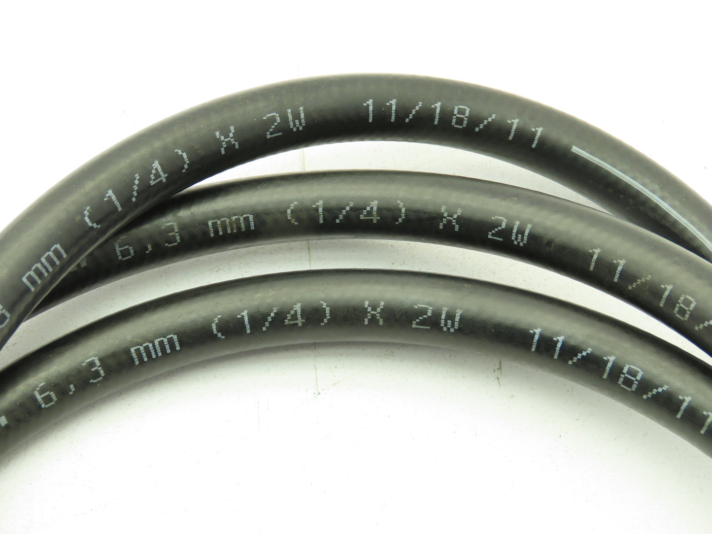 Parker 431-4 No-Skive Hydraulic Hose 1/4" x 6' Female Swivel Ends 5000 PSI