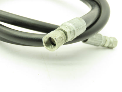 Parker 431-4 No-Skive Hydraulic Hose 1/4" x 6' Female Swivel Ends 5000 PSI