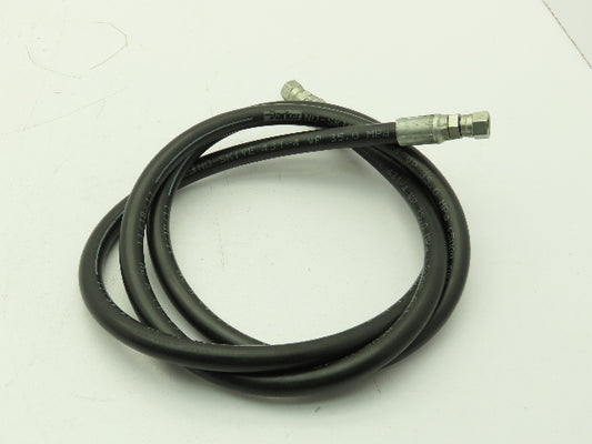 Parker 431-4 No-Skive Hydraulic Hose 1/4" x 6' Female Swivel Ends 5000 PSI