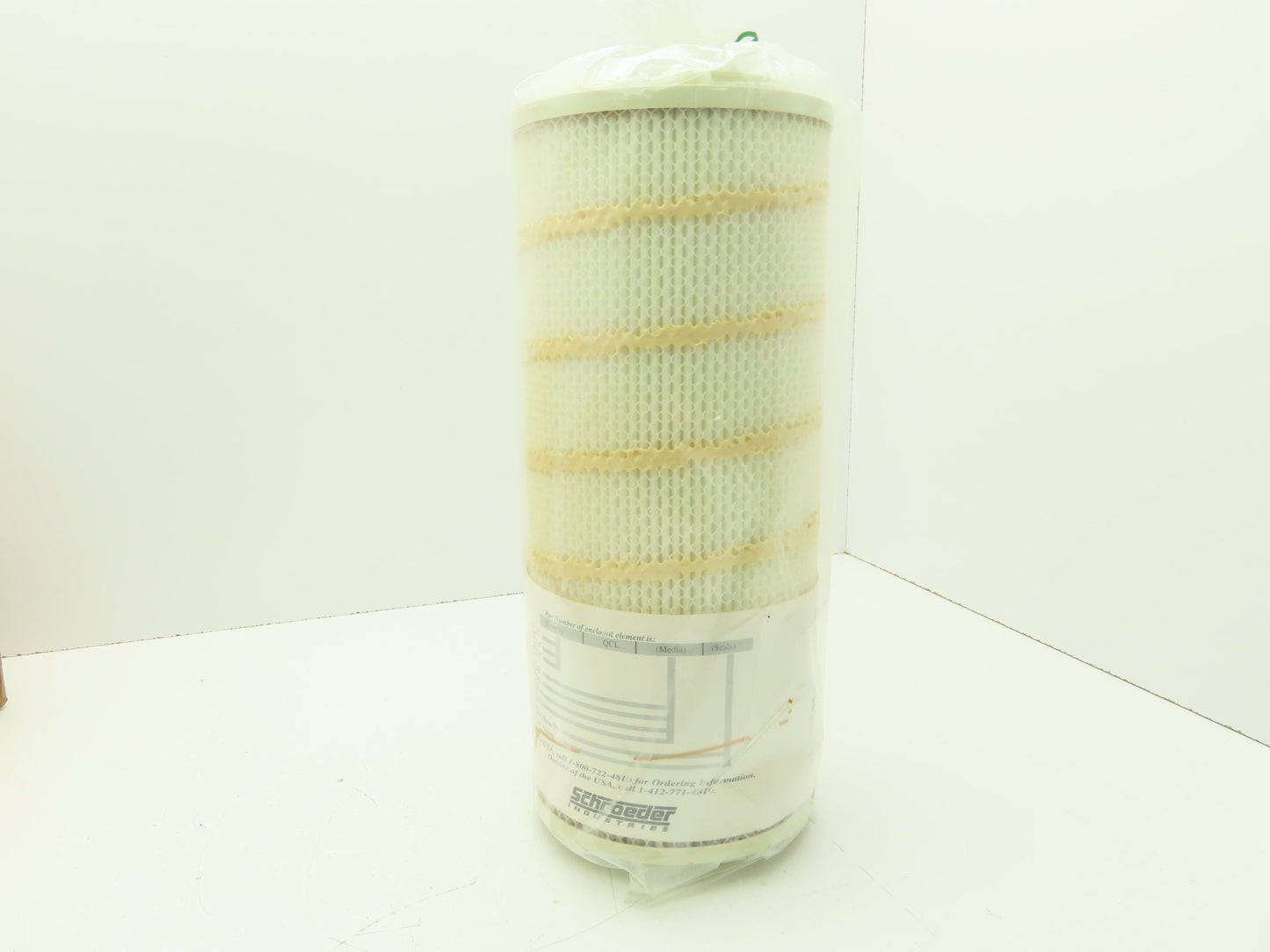Schroeder 16QCLZ3V Filter Element 3 Micron