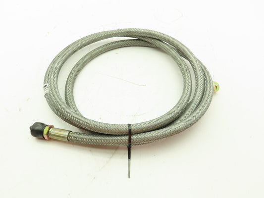 Parker P76212501 Braided Steel Flex Hose 1/4" x 8' Female JIC Swivel Ends