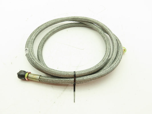 Parker P76212501 Braided Steel Flex Hose 1/4" x 8' Female JIC Swivel Ends