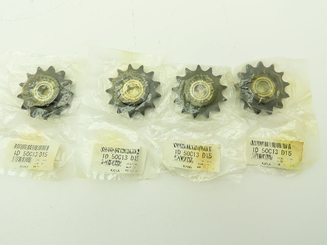 Katayama ID50C13D15 Single Idler Sprockets Roller Chain 13 Tooth 15ID Lot of 4