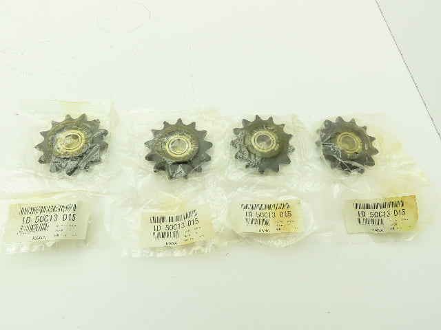 Katayama ID50C13D15 Single Idler Sprockets Roller Chain 13 Tooth 15ID Lot of 4