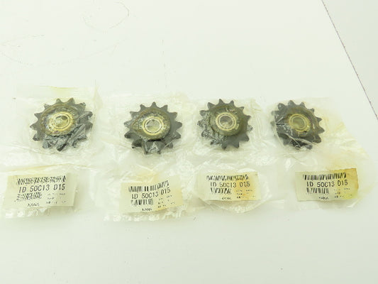 Katayama ID50C13D15 Single Idler Sprockets Roller Chain 13 Tooth 15ID Lot of 4
