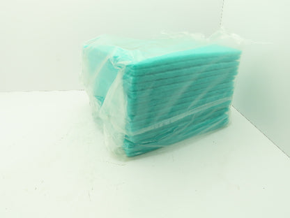 15x17x1"  Poly-Flo AC Furnace Air Filter Pad Rigid Washable Green  LOT OF 16