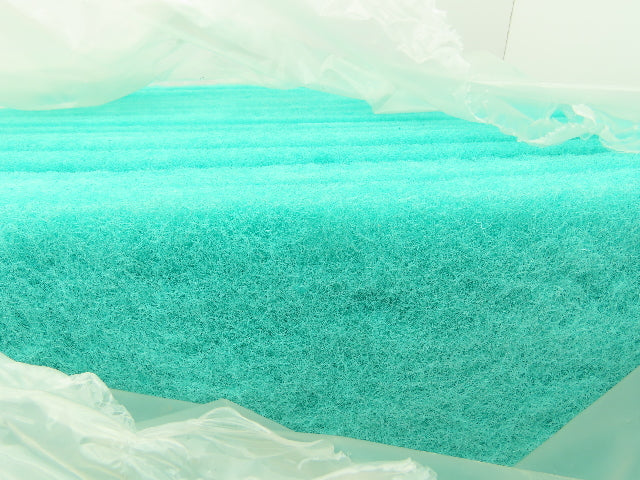 15x17x1"  Poly-Flo AC Furnace Air Filter Pad Rigid Washable Green  LOT OF 16