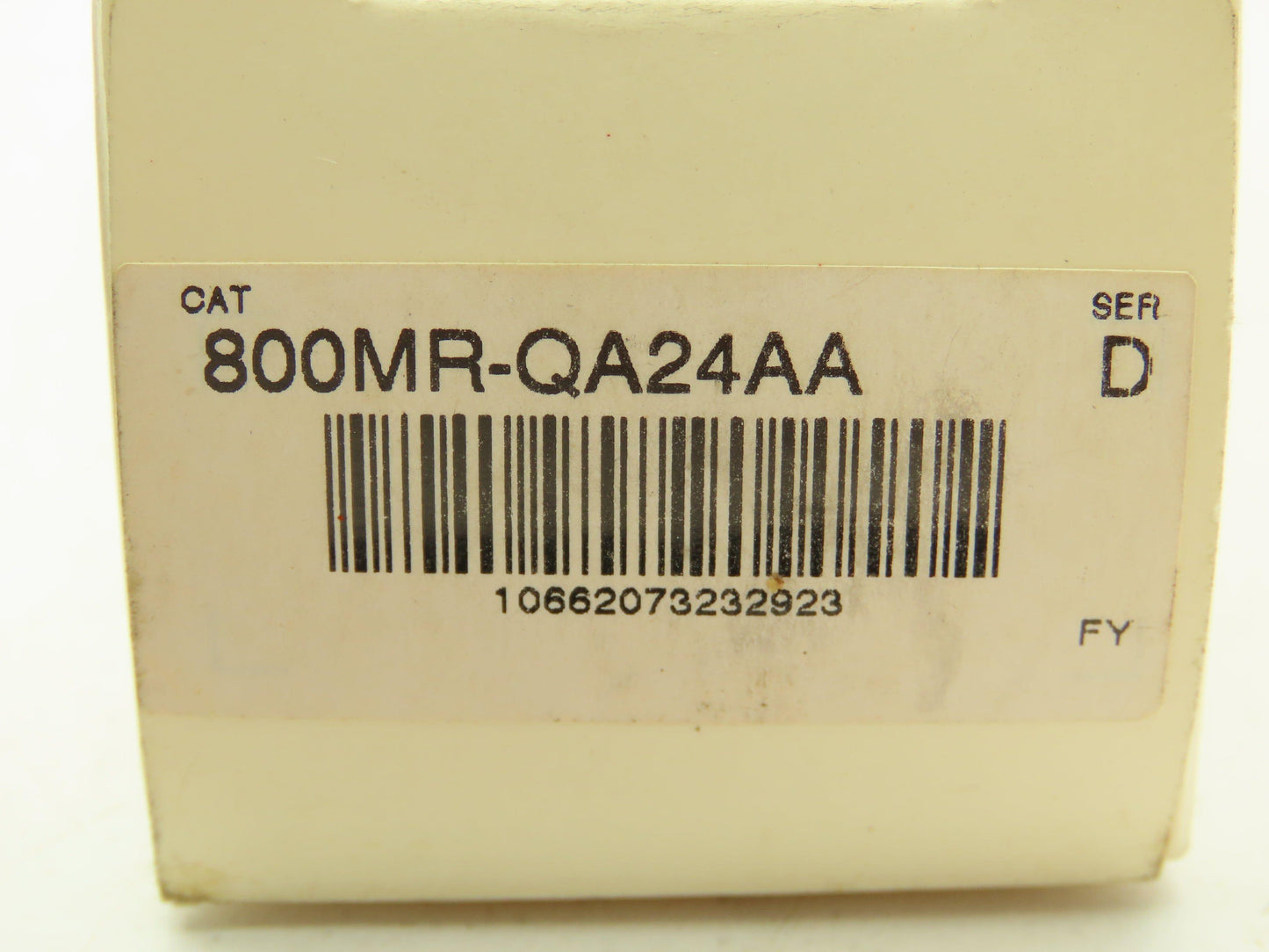 Allen Bradley 800MR-QA24AA  Ser D Illuminated Amber Push Button 22mm Flush 24V