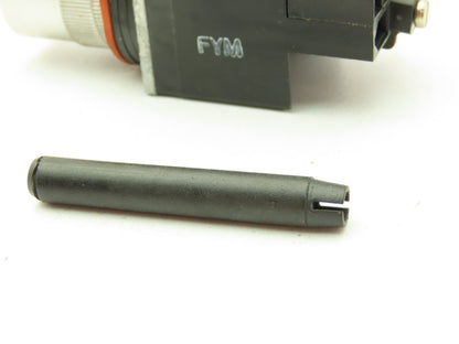 Allen Bradley 800MR-QA24AA  Ser D Illuminated Amber Push Button 22mm Flush 24V