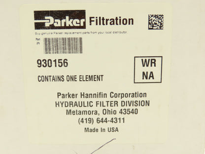 Parker 930156 Hydraulic Filter Element