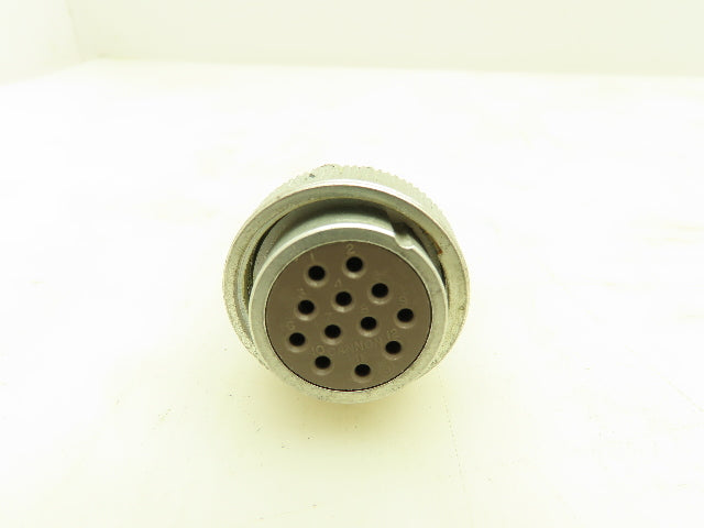 ITT Cannon GK-12-21C Circular Connector Male Plug 12 Pin