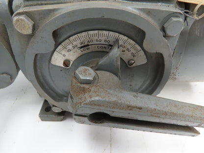 Harold Beck Company 2521-1931A Actuator 131.5:1 Ratio 30#FT. 100° in 30 Sec 115v