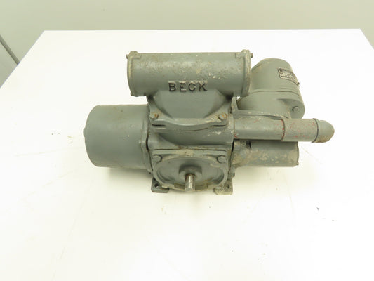 Harold Beck Company 2521-1931A Actuator 131.5:1 Ratio 30#FT. 100° in 30 Sec 115v