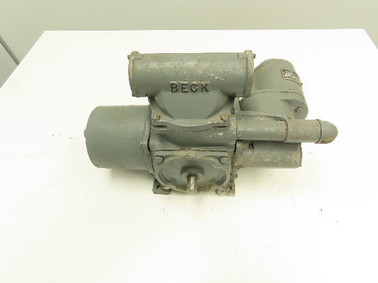 Harold Beck Company 2521-1931A Actuator 131.5:1 Ratio 30#FT. 100° in 30 Sec 115v