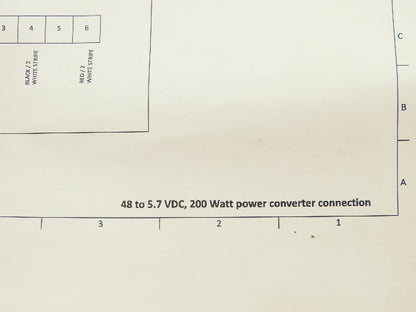 TKS US 240144 Power Convertor 48V-5.8V DC-DC Adaptor Lot of 2
