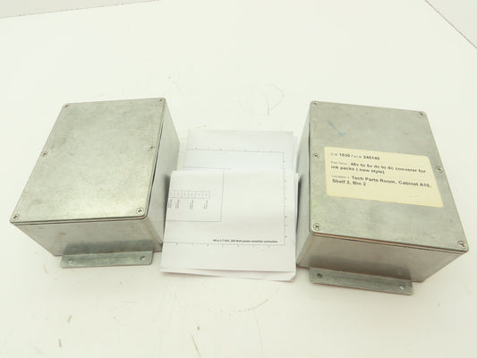 TKS US 240144 Power Convertor 48V-5.8V DC-DC Adaptor Lot of 2