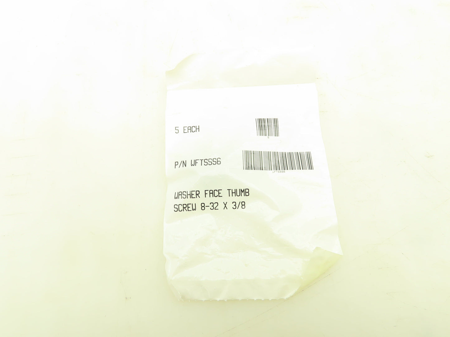 WFTSSS6 Washer Face Thumb Screw 8-32 X 3/8" Lot of 25