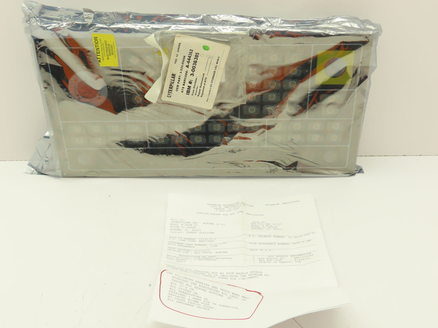 Cincinnati Milacron 3-525-0969A Keypad Control Panel 950