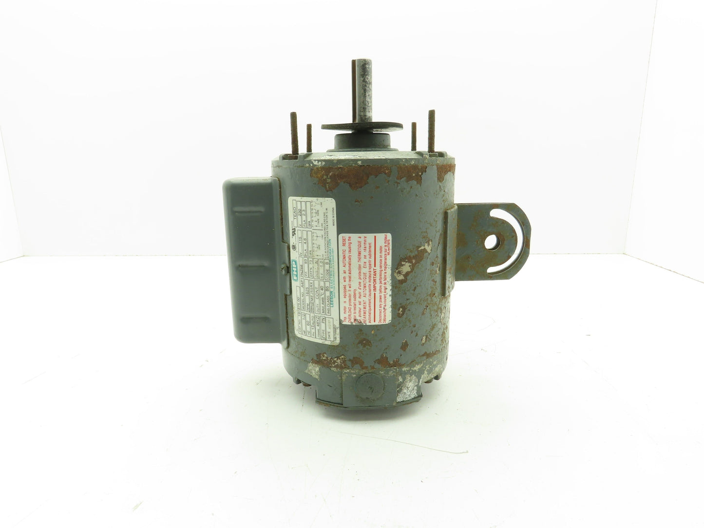 Leeson A4P17NZ68 1/2 Hp 115/230v 1 Phase 1625rpm 84YZ Frame Air Over Fan Motor