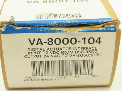 Johnson Controls VA-8000-104 Auxiliary Interface Board Digital Actuator 12VDC