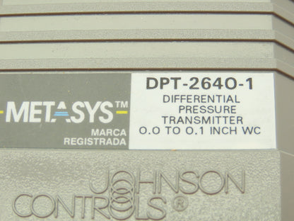 Johnson Controls DPT-2640-1 Diff. Pressure Transmitter Lot of 2