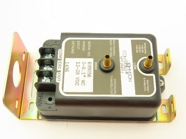 Johnson Controls DPT-2640-1 Diff. Pressure Transmitter Lot of 2