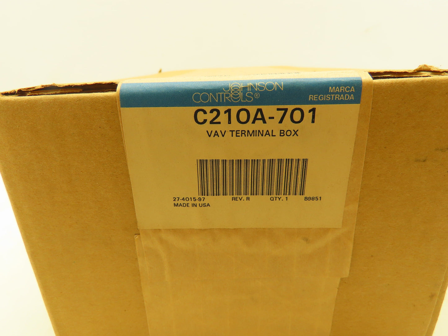 Johnson Controls C210A-701 VAV Terminal Box