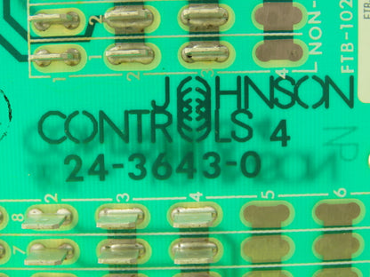 Johnson Controls FTB-102-600 Field Termination Board Input Output