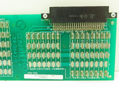 Johnson Controls FTB-102-600 Field Termination Board Input Output