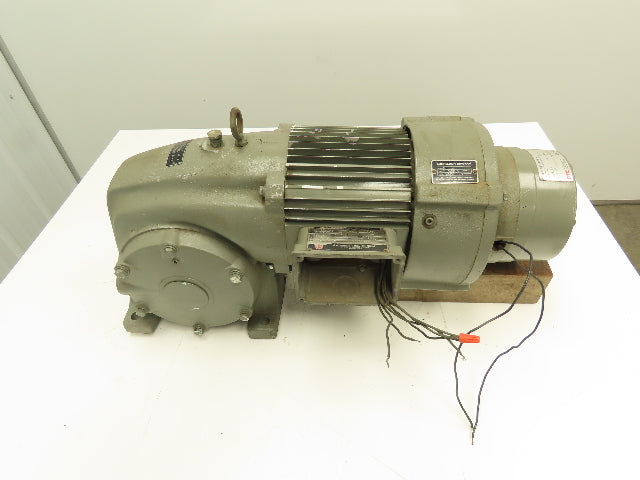 US Electric Syncrogear Motor Speed Reducer 39:1 Ratio 45Rpm 1.5hp 460v Gearmotor