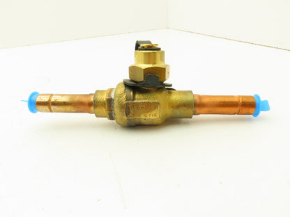 Emerson 062115 Flow Controls Refrigeration Ball Valve Access Fitting 1/2"