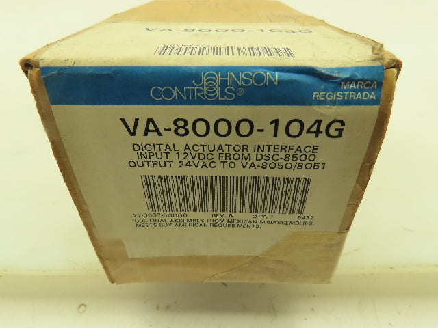 Johnson Controls VA-8000-104G Digital Actuator Interface 12VDC Input 24V Output