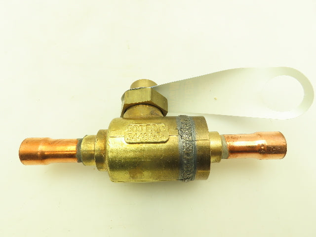 Watts REB100 Brass HVAC Ball Valve 5/8" Copper Line  500 PSI  LOT OF 2