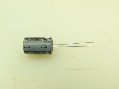 Nichicon 493-1609-ND Aluminum Capacitor 220uF 50V  LOT OF 68