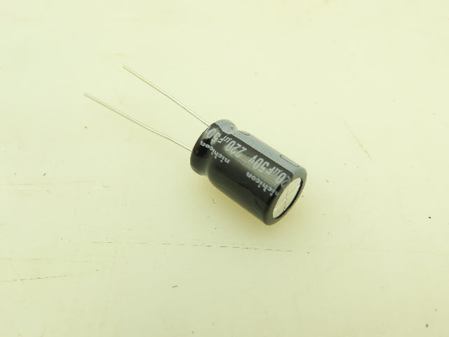 Nichicon 493-1609-ND Aluminum Capacitor 220uF 50V  LOT OF 68