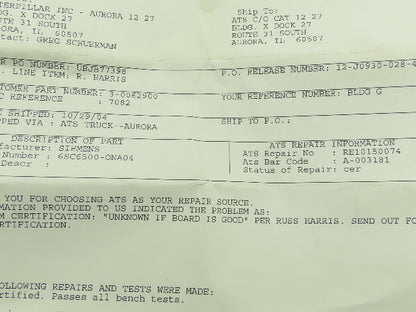 Siemens 6SC6500-0NA04 Simodrive 650 FBG System Adaptor Circuit Board