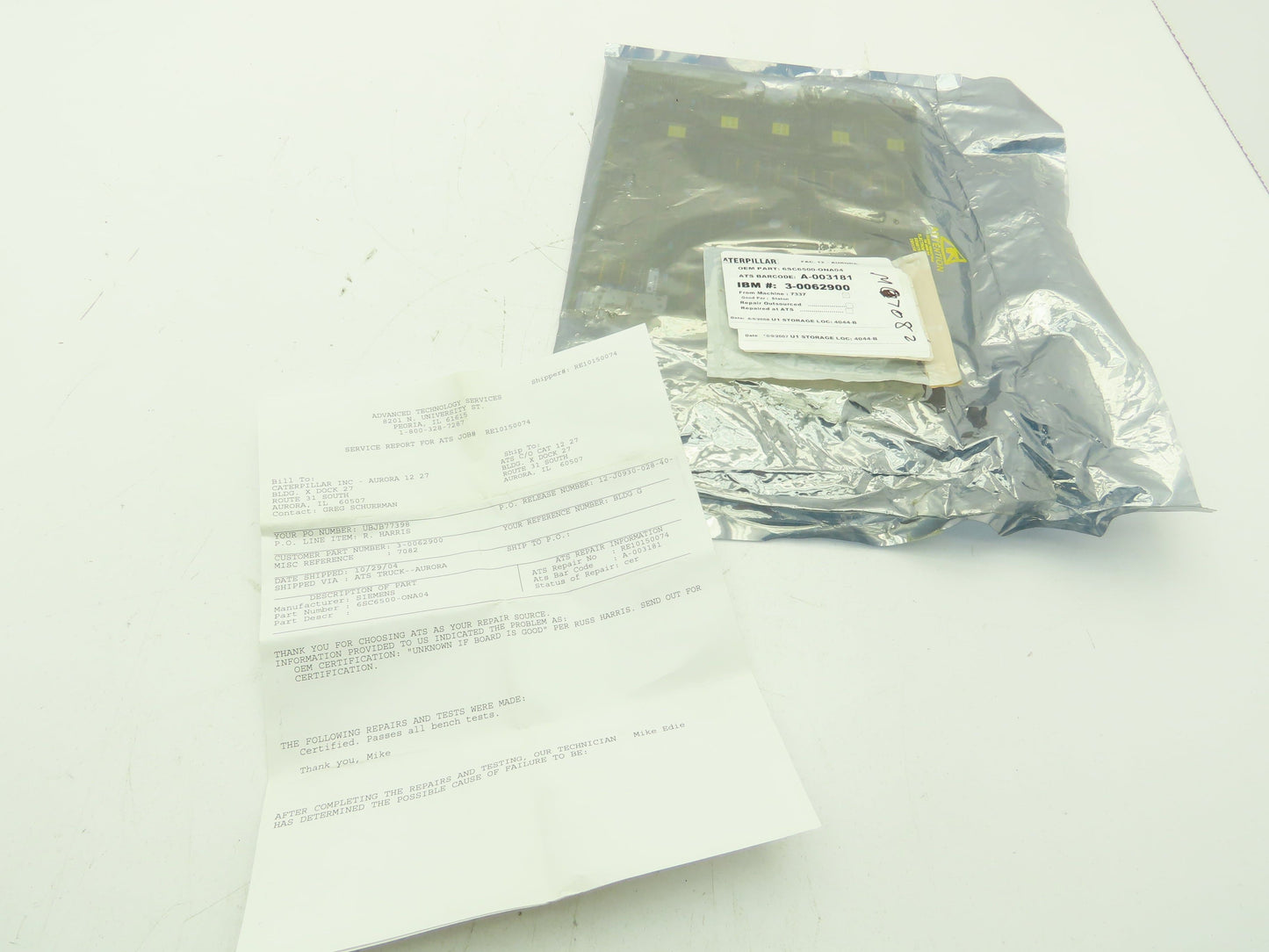 Siemens 6SC6500-0NA04 Simodrive 650 FBG System Adaptor Circuit Board