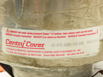 Centry Cover CC-075-3050-150-DAE Telescopic Spring  Ballscrew Cover 301 Stainless