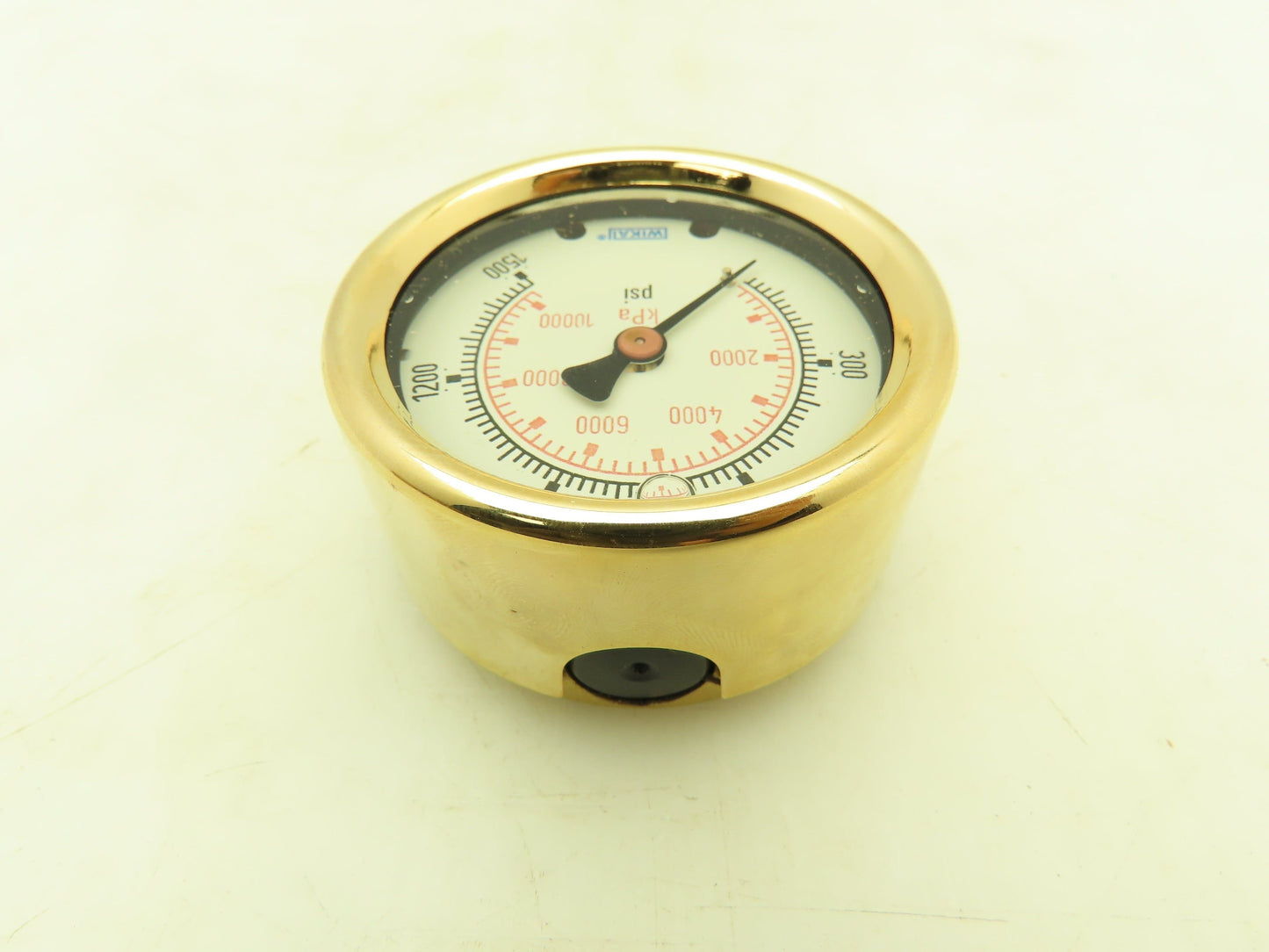 Wika 9456260 Pressure Gauge Liquid Filled 2-1/2" Dial 1500 psi (kPa) 1/4" NPT